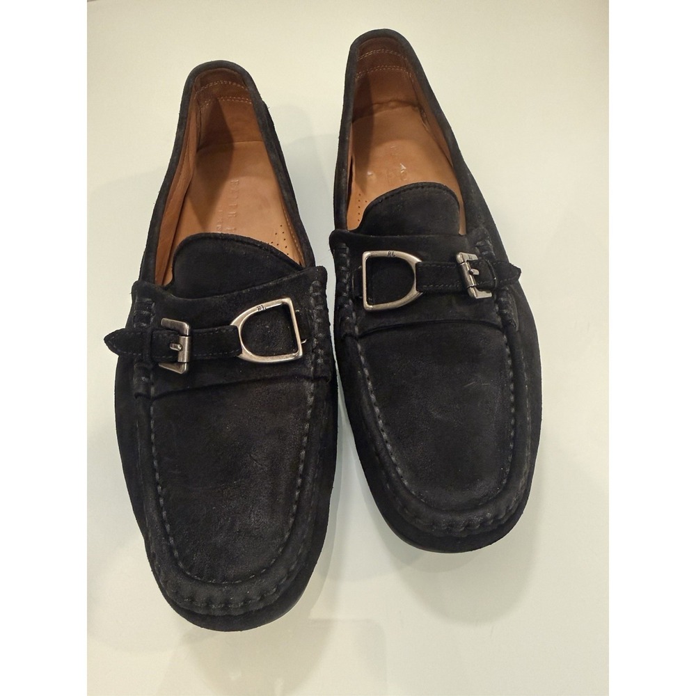 Ralph Lauren Suede Driving Loafers Men's 10 Leather sole - Picture 3 of 10